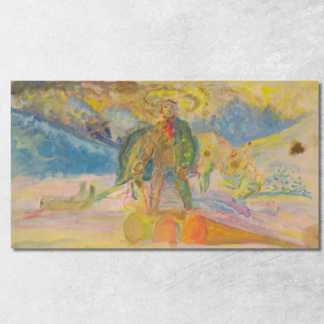 Trasporto Di Legna Arnold Peter Weisz-Kubínčan apw93 quadro stampato su tela Trasporto Di Legna Arnold Peter Weisz-Kubínčan apw93 quadro stampato su tela