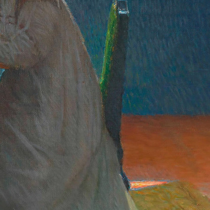 Anna Moll Alla Scrivania Carl Moll cml3 quadro stampato su tela