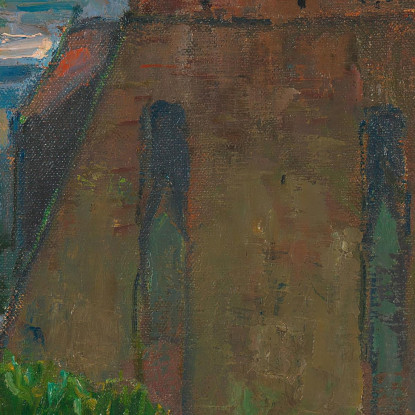 Vista Su Mödling Carl Moll cml12 quadro stampato su tela