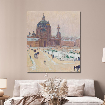 Chiesa Di San Carlo In Inverno Carl Moll cml17 quadro stampato su tela