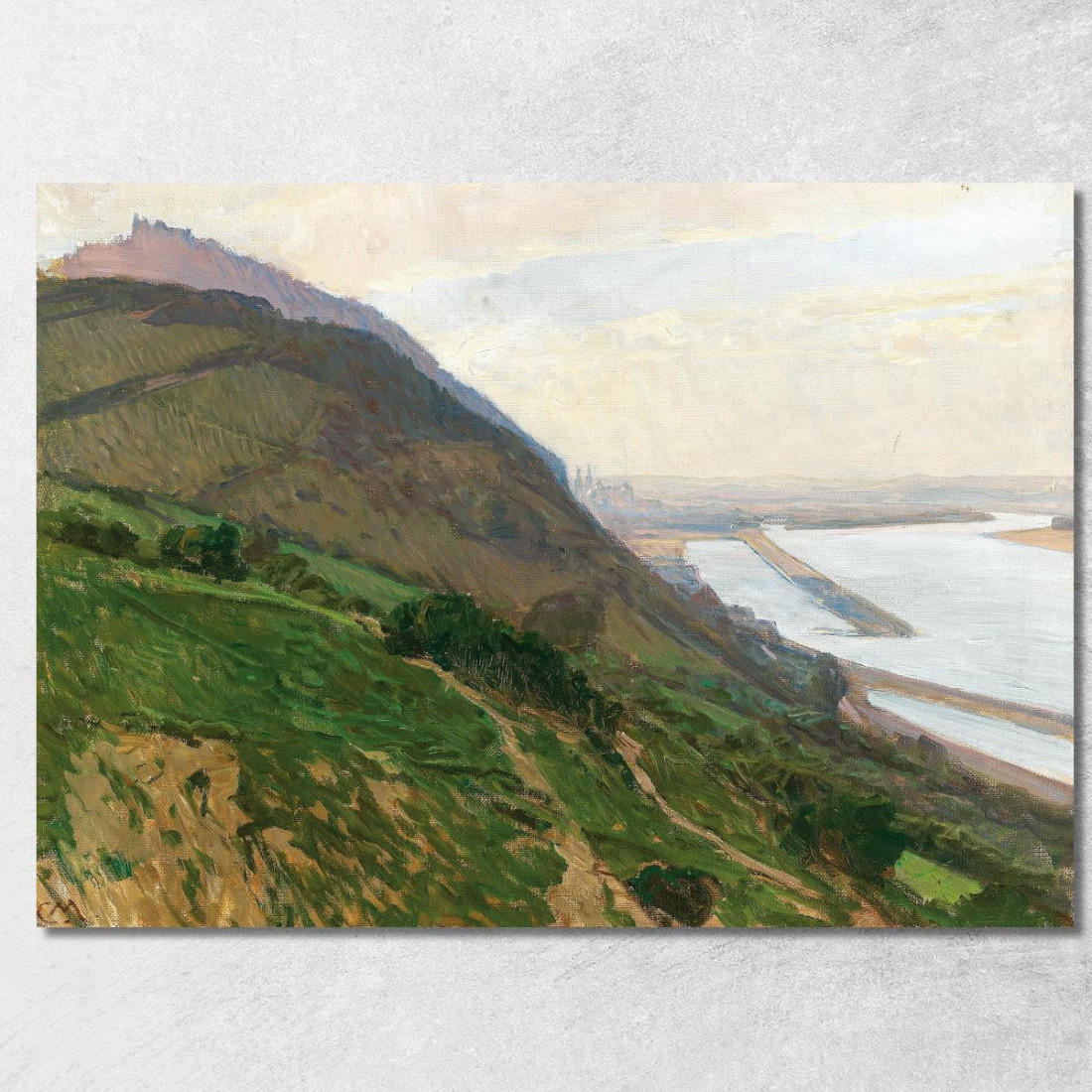 Vista Sul Danubio Carl Moll cml22 quadro stampato su tela Vista Sul Danubio Carl Moll cml22 quadro stampato su tela