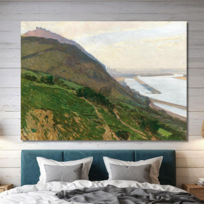 Vista Sul Danubio Carl Moll cml22 quadro stampato su tela