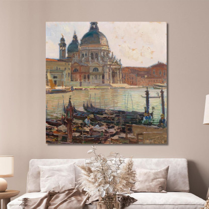 Santa Maria Della Salute Venezia Carl Moll cml42 quadro stampato su tela
