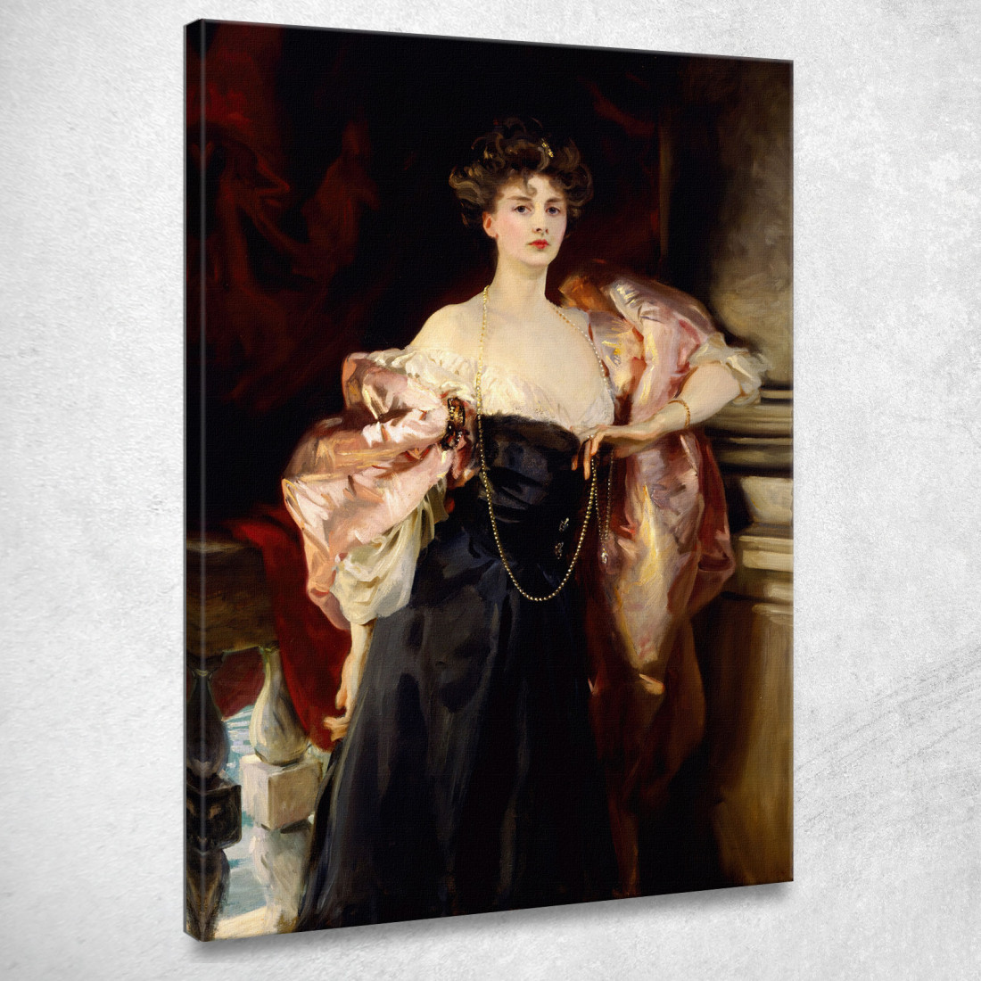 Ritratto Di Helen Vincent Viscontessa D Abernon John Singer Sargent jss227 quadro stampato su tela Ritratto Di Helen Vincent Viscontessa D Abernon John Singer Sargent jss227 quadro stampato su tela