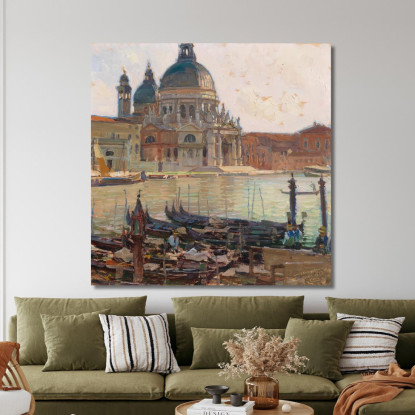 Santa Maria Della Salute Venezia Carl Moll cml42 quadro stampato su tela