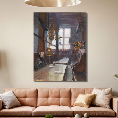 Casa Dei Barcaioli A Lubecca Carl Moll cml43 quadro stampato su tela