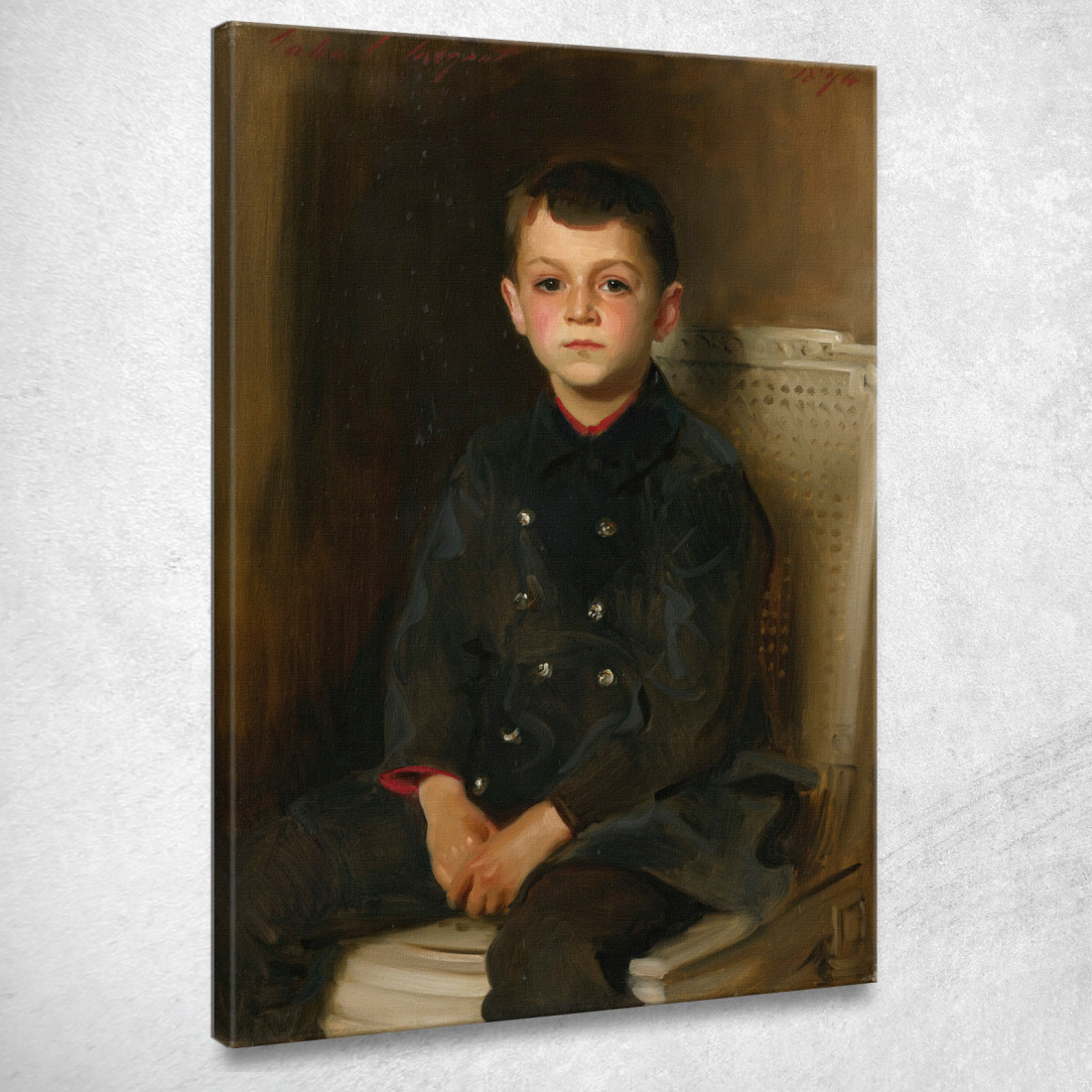 Ritratto Di Lancillotto Allen John Singer Sargent jss233 quadro stampato su tela Ritratto Di Lancillotto Allen John Singer Sargent jss233 quadro stampato su tela
