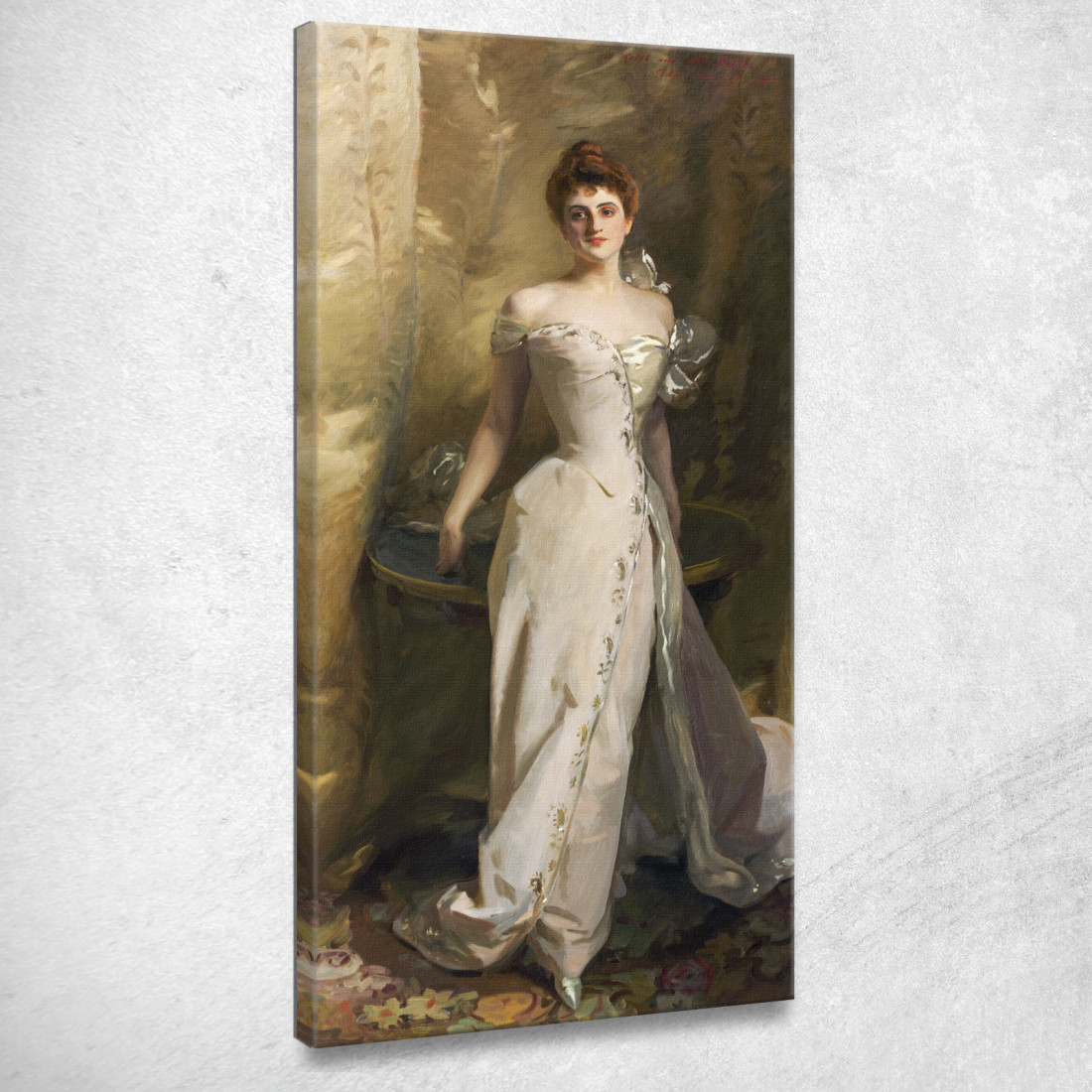 Ritratto Di Lisa Colt Curtis John Singer Sargent jss235 quadro stampato su tela Ritratto Di Lisa Colt Curtis John Singer Sargent jss235 quadro stampato su tela
