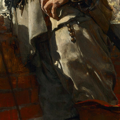Su Una Terrazza Ernest Meissonier ems26 quadro stampato su tela