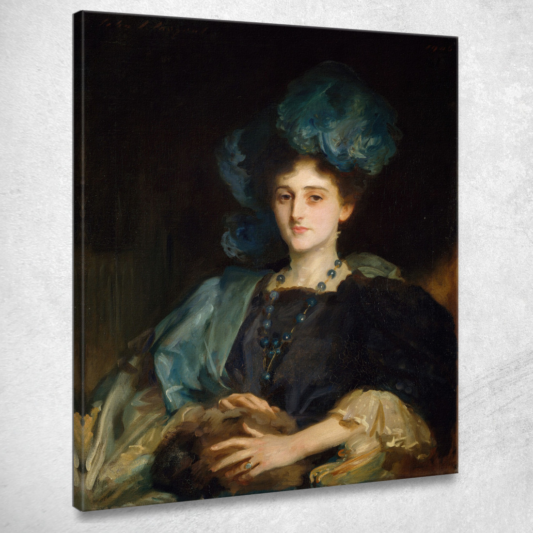 Ritratto Della Signorina Katherine Elizabeth Lewis John Singer Sargent jss237 quadro stampato su tela Ritratto Della Signorina Katherine Elizabeth Lewis John Singer Sargent jss237 quadro stampato su tela