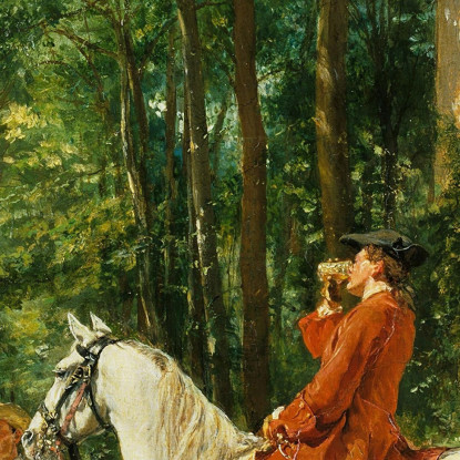 La Locanda Sul Ciglio Della Strada Ernest Meissonier ems39 quadro stampato su tela