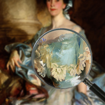 Ritratto Della Signora A Lawrence Rotch John Singer Sargent jss238 quadro stampato su tela