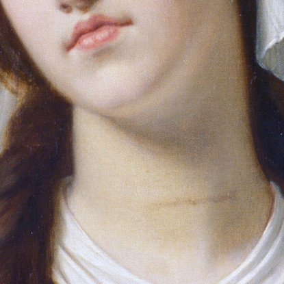 Santa Elisabetta D'Ungheria Hugues Merle hmr21 quadro stampato su tela