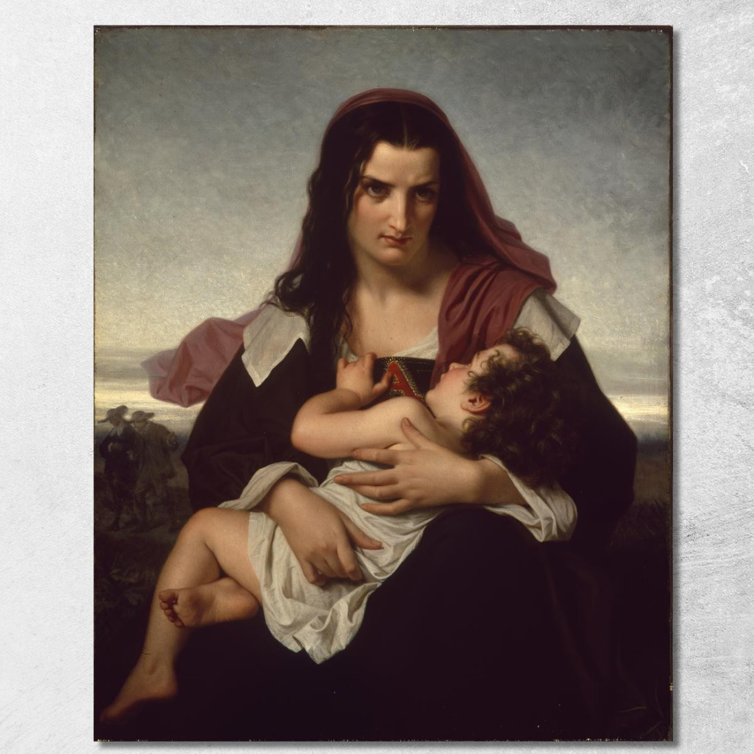 La Lettera Scarlatta Hugues Merle hmr27 quadro stampato su tela La Lettera Scarlatta Hugues Merle hmr27 quadro stampato su tela