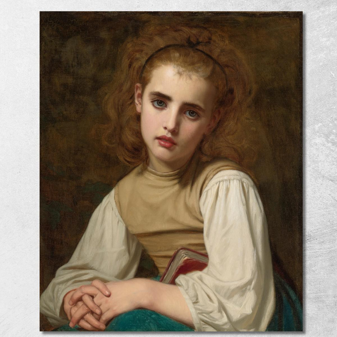Giovane Bellezza Hugues Merle hmr30 quadro stampato su tela Giovane Bellezza Hugues Merle hmr30 quadro stampato su tela