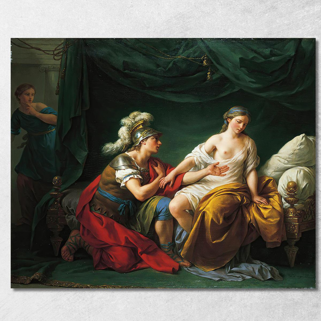 Alcibiade In Ginocchio Davanti Alla Sua Amante Louis-Jean-François Lagrenée ljf1 quadro stampato su tela Alcibiade In Ginocchio Davanti Alla Sua Amante Louis-Jean-François Lagrenée ljf1 quadro stampato su tela