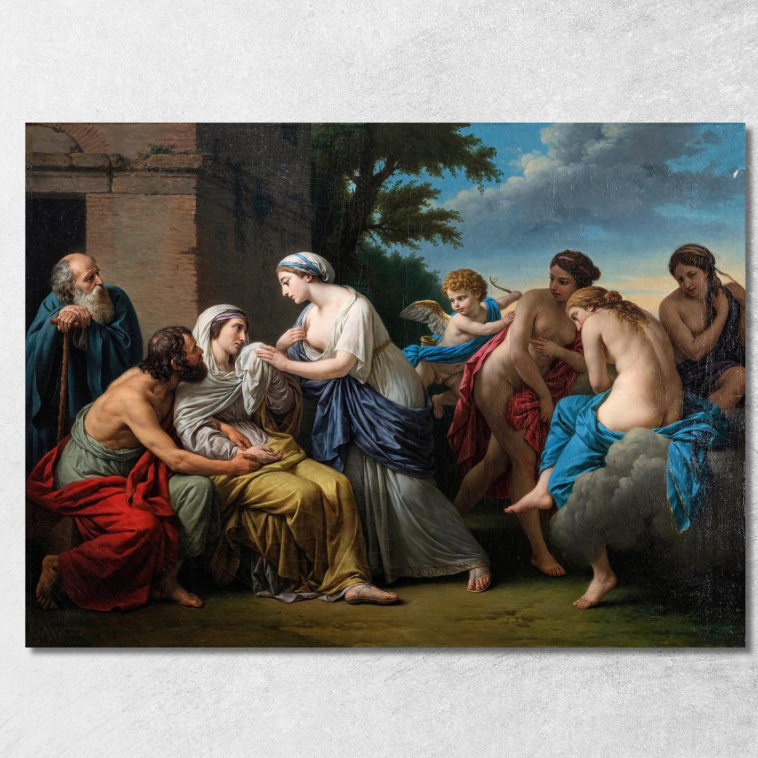 L'Amicizia Consola La Vecchiaia Per La Perdita Della Bellezza E La Partenza Dei Piaceri Louis-Jean-François Lagrenée ljf14 quad L'Amicizia Consola La Vecchiaia Per La Perdita Della Bellezza E La Partenza Dei Piaceri Louis-Jean-François Lagrenée ljf14 quad