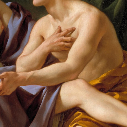 Mercurio Erse E Aglauro Louis-Jean-François Lagrenée ljf17 quadro stampato su tela