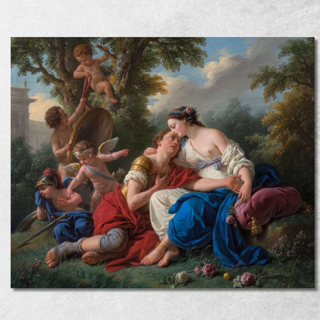 Rinaldo E Armida Louis-Jean-François Lagrenée ljf20 quadro stampato su tela Rinaldo E Armida Louis-Jean-François Lagrenée ljf20 quadro stampato su tela