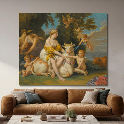Il Ratto D'Europa Louis-Jean-François Lagrenée ljf24 quadro stampato su tela
