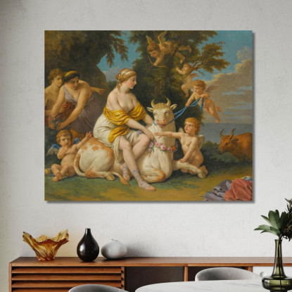 Il Ratto D'Europa Louis-Jean-François Lagrenée ljf24 quadro stampato su tela