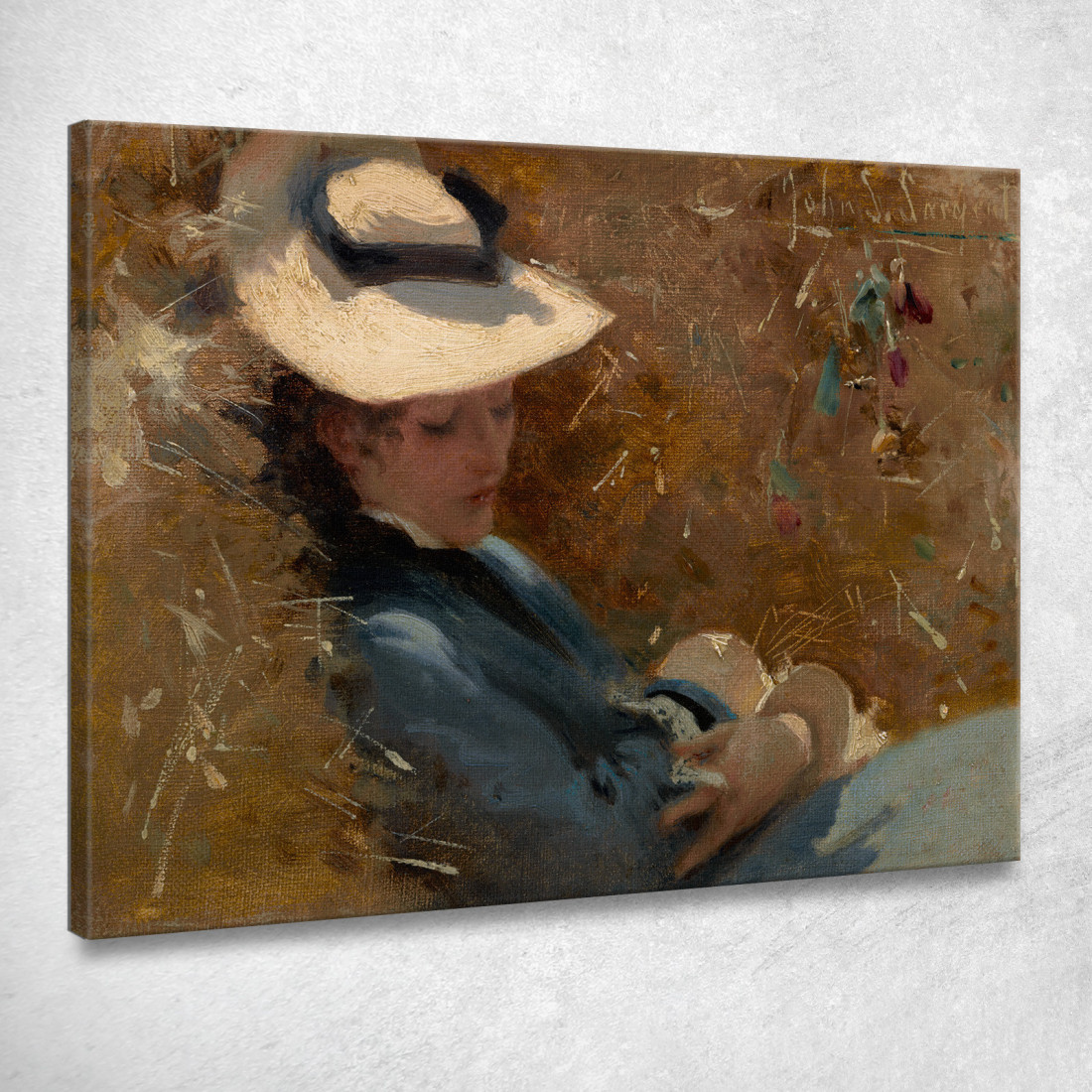 Riposare John Singer Sargent jss250 quadro stampato su tela Riposare John Singer Sargent jss250 quadro stampato su tela
