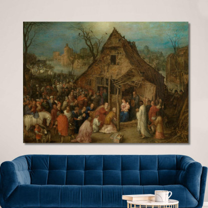 L'Adorazione Dei Magi Jan Brueghel The Elder jbe37 quadro stampato su tela
