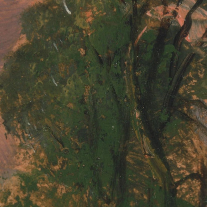 Una Vista Di Hampstead Con Tempo Tempestoso John Constable jcn8 quadro stampato su tela