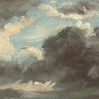 Studio Di Nuvole – Tramonto Tempestoso John Constable jcn24 quadro stampato su tela