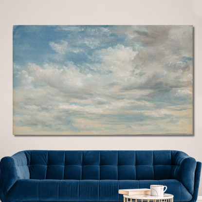 Nuvole John Constable jcn26 quadro stampato su tela