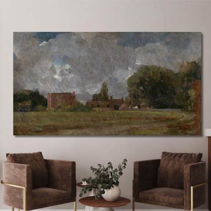 La Casa Di Golding Constable A East Bergholt – Luogo Di Nascita Dell'Artista John Constable jcn41 quadro stampato su tela