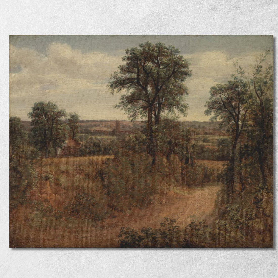 Stradina Vicino A Dedham John Constable jcn57 quadro stampato su tela