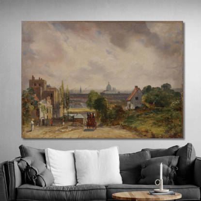 Il Cottage Di Sir Richard Steele A Hampstead John Constable jcn74 quadro stampato su tela