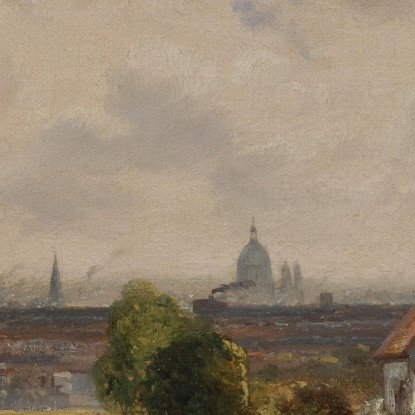 Il Cottage Di Sir Richard Steele A Hampstead John Constable jcn74 quadro stampato su tela