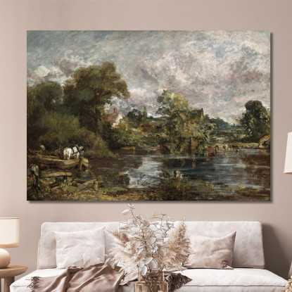 Il Cavallo Bianco John Constable jcn99 quadro stampato su tela