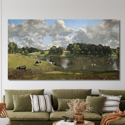 Parco Di Wivenhoe Essex John Constable jcn102 quadro stampato su tela