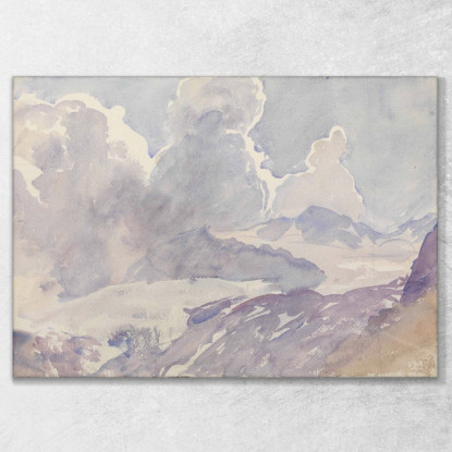 Cielo E Montagne John Singer Sargent jss277 quadro stampato su tela