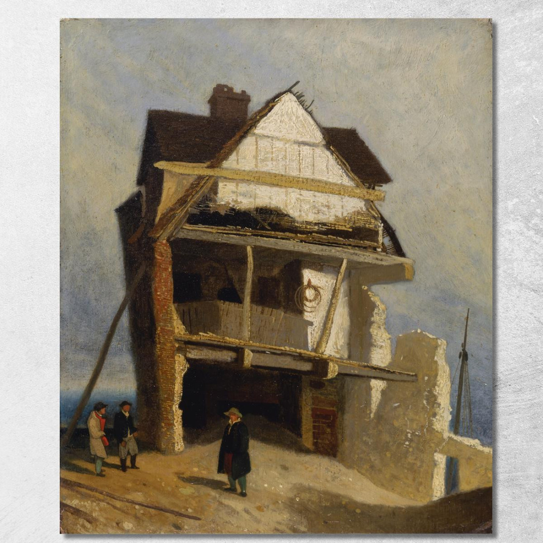 Casa In Rovina John Sell Cotman jsc46 quadro stampato su tela Casa In Rovina John Sell Cotman jsc46 quadro stampato su tela