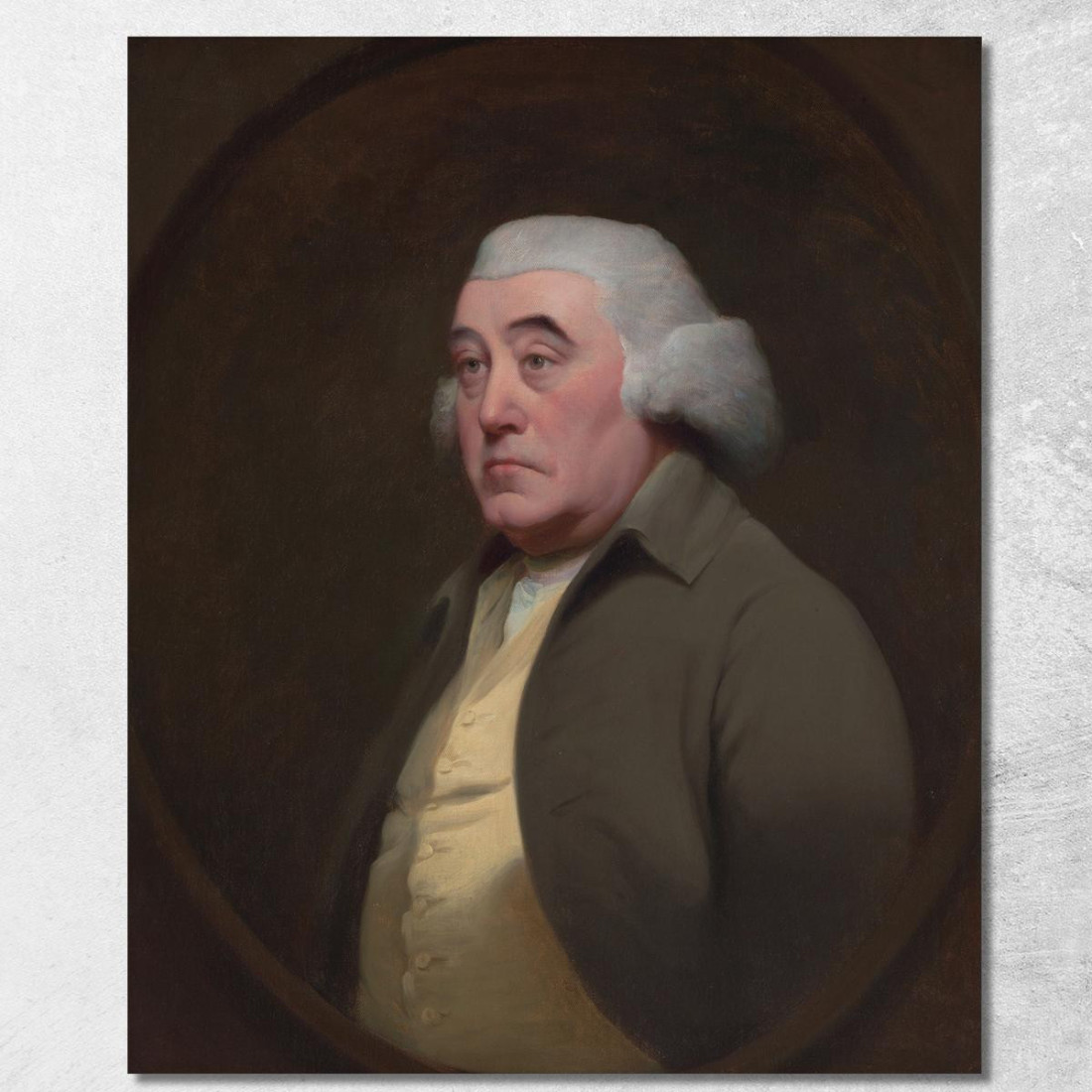 Dottor Richard Wright Joseph Wright of Derby jwd14 quadro stampato su tela Dottor Richard Wright Joseph Wright of Derby jwd14 quadro stampato su tela