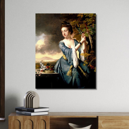 Elizabeth Signora John Bostock Joseph Wright of Derby jwd17 quadro stampato su tela