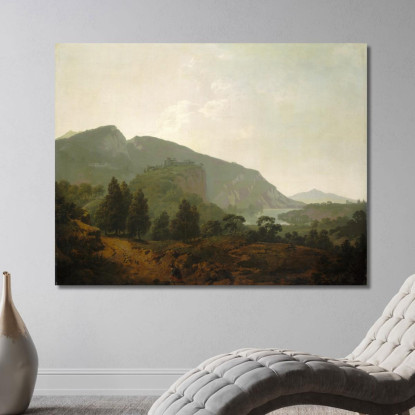 Paesaggio Italiano Joseph Wright of Derby jwd21 quadro stampato su tela