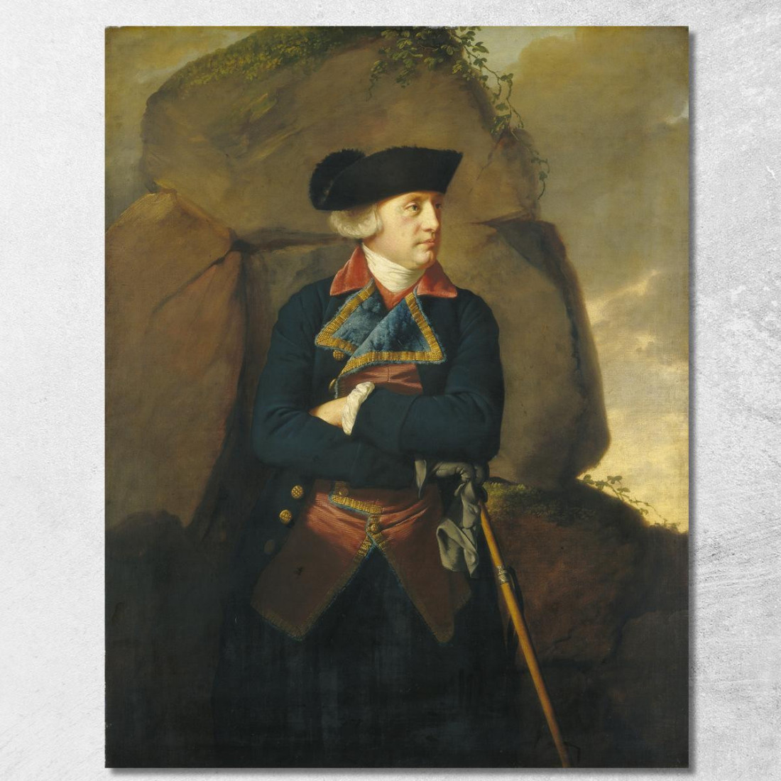 Ritratto Di Un Gentiluomo 3 Joseph Wright of Derby jwd33 quadro stampato su tela Ritratto Di Un Gentiluomo 3 Joseph Wright of Derby jwd33 quadro stampato su tela