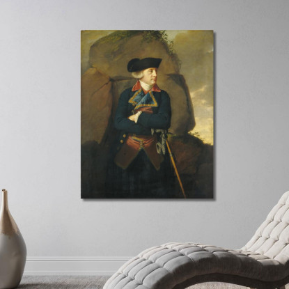 Ritratto Di Un Gentiluomo 3 Joseph Wright of Derby jwd33 quadro stampato su tela