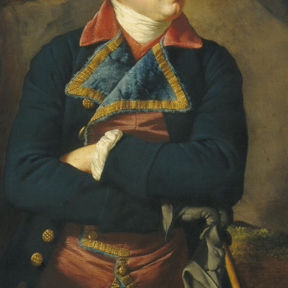 Ritratto Di Un Gentiluomo 3 Joseph Wright of Derby jwd33 quadro stampato su tela