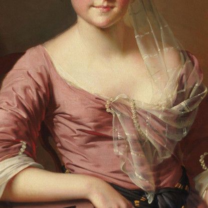 Ritratto Di Una Donna Joseph Wright of Derby jwd38 quadro stampato su tela