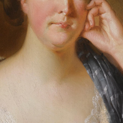 Ritratto Di Lucy Stafford Poi Signora Wilkinson Nata Nel 1738 Joseph Wright of Derby jwd43 quadro stampato su tela
