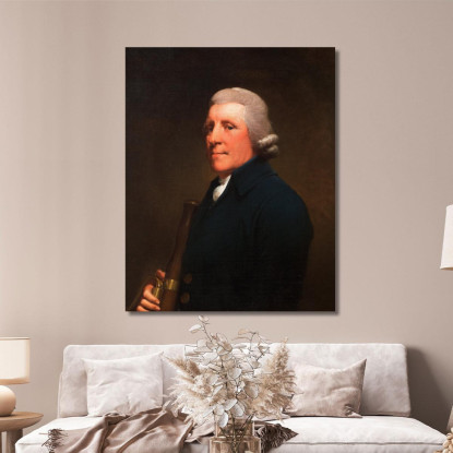 Ritratto Del Signor Anthony Greatorex Joseph Wright of Derby jwd46 quadro stampato su tela