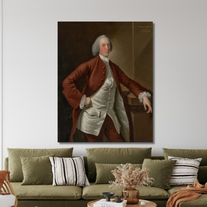 Ritratto Di Richard Ellison Joseph Wright of Derby jwd51 quadro stampato su tela