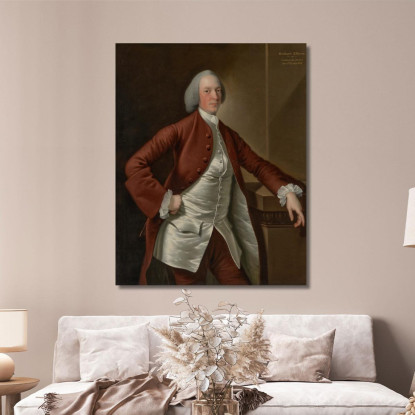 Ritratto Di Richard Ellison Joseph Wright of Derby jwd51 quadro stampato su tela