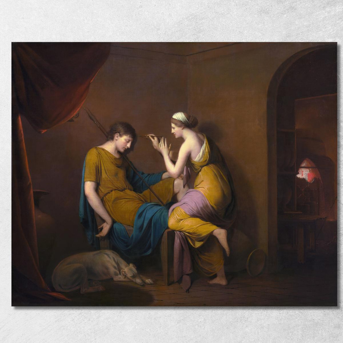 La Fanciulla Corinzia Joseph Wright of Derby jwd59 quadro stampato su tela La Fanciulla Corinzia Joseph Wright of Derby jwd59 quadro stampato su tela